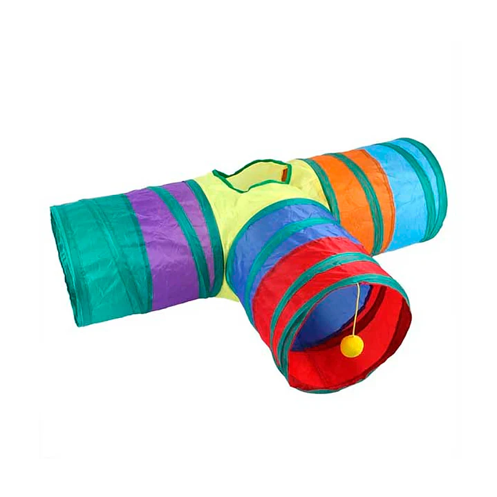 Tunel con juguete pequeñas mascotas 2