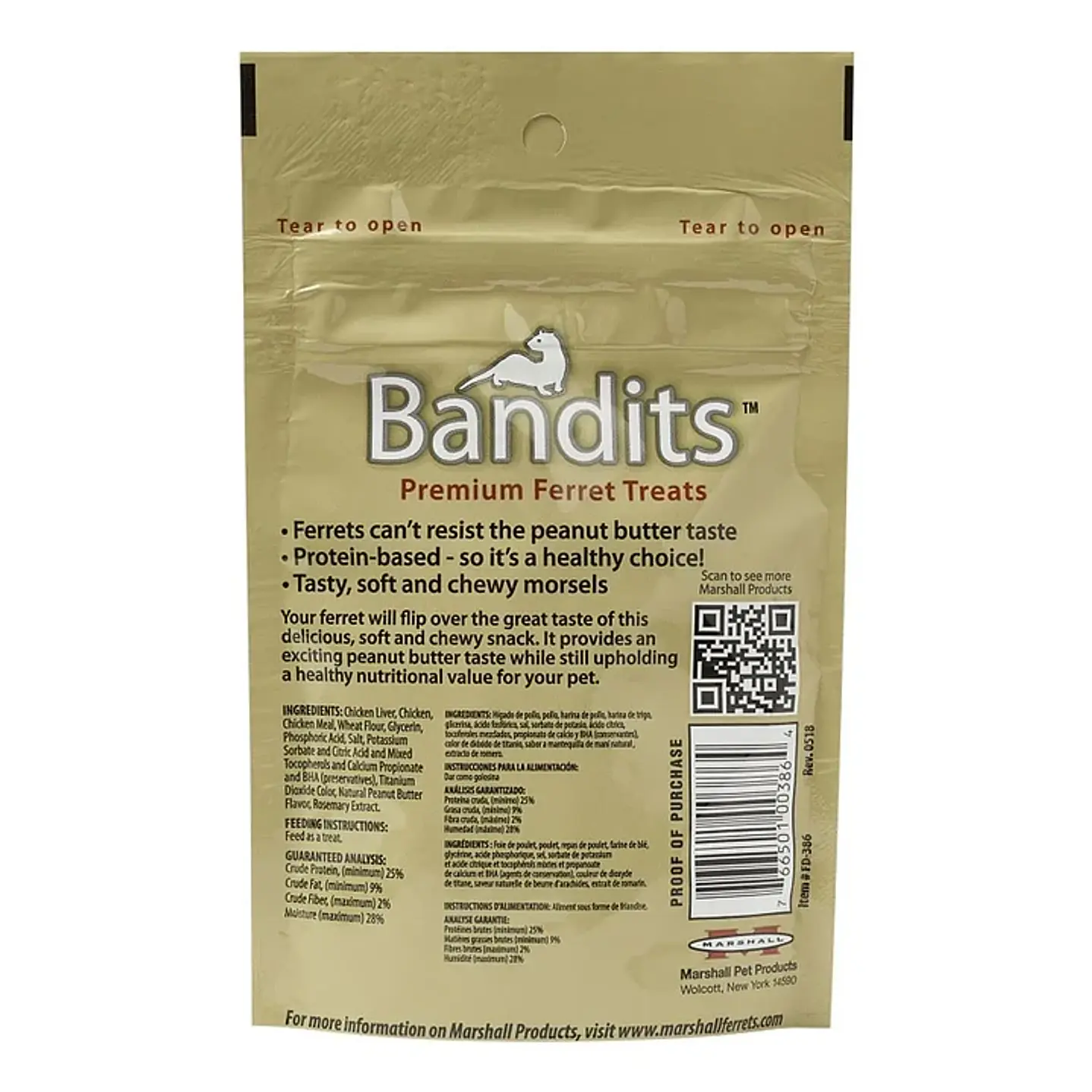 Snack Marshall para Huron Bandits 85 gr 4