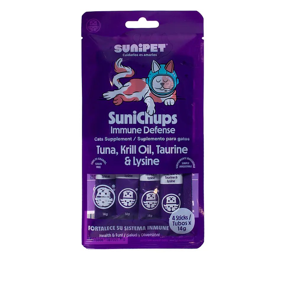 SuniChups golosina con suplementos 4 Sticks 9