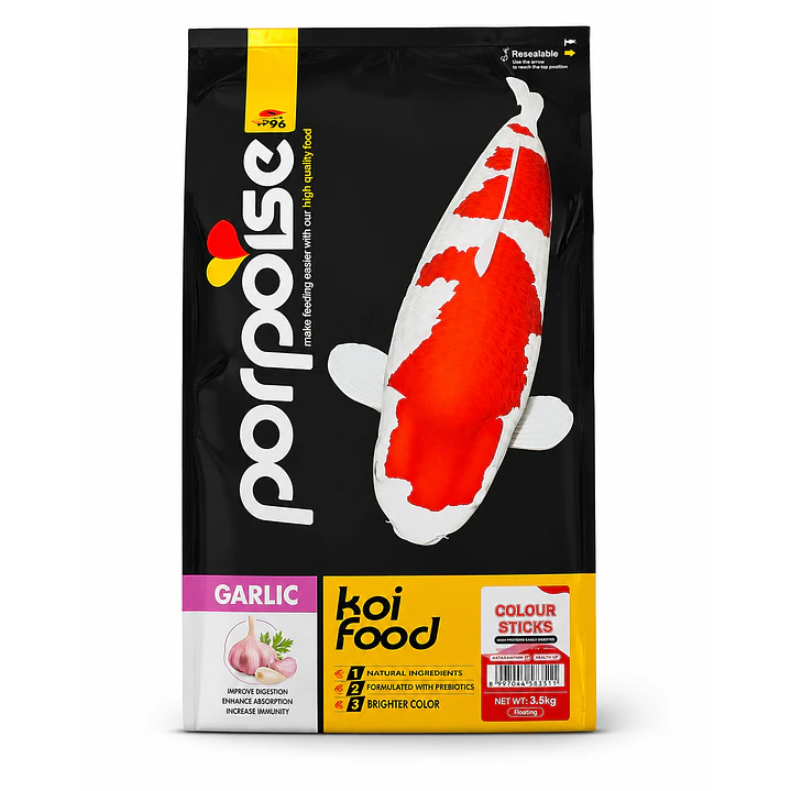 Alimento Porpoise Colour Sticks para Koi y Peces Tropicales 1