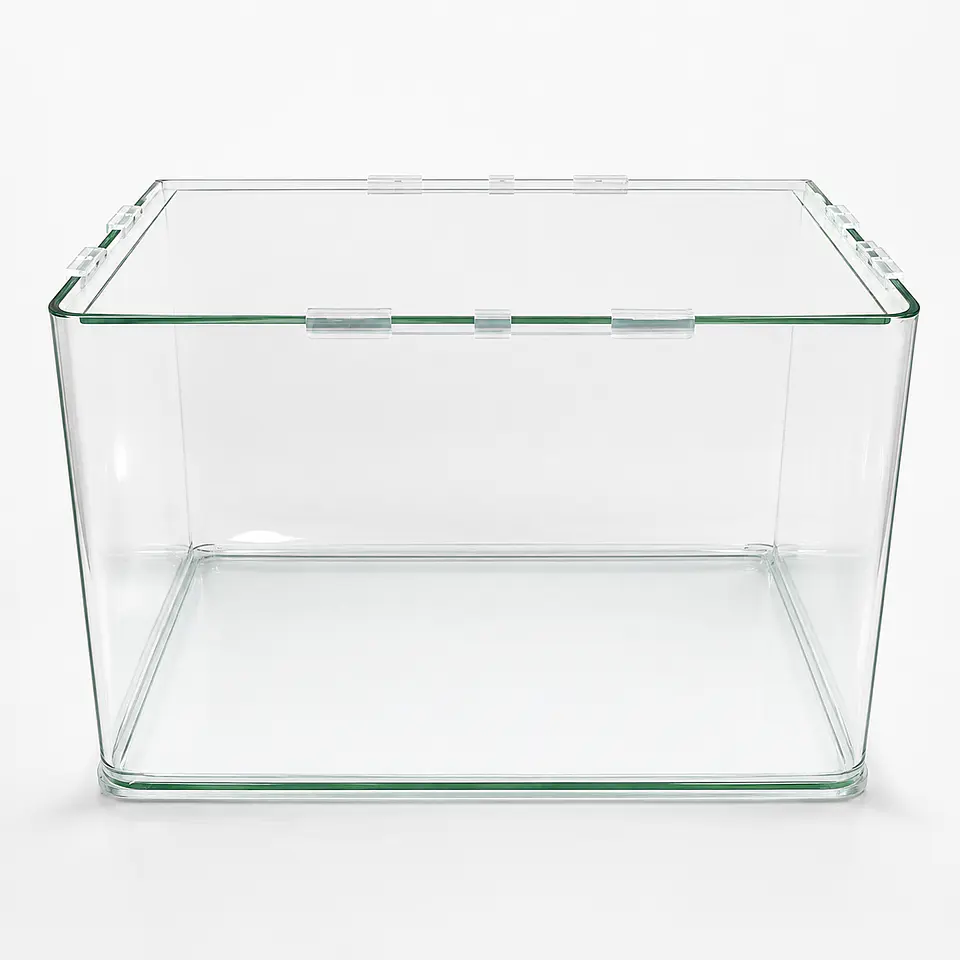 Acuario Curvo con Tapa y Goma de Fondo (SOLO RETIRO) 1