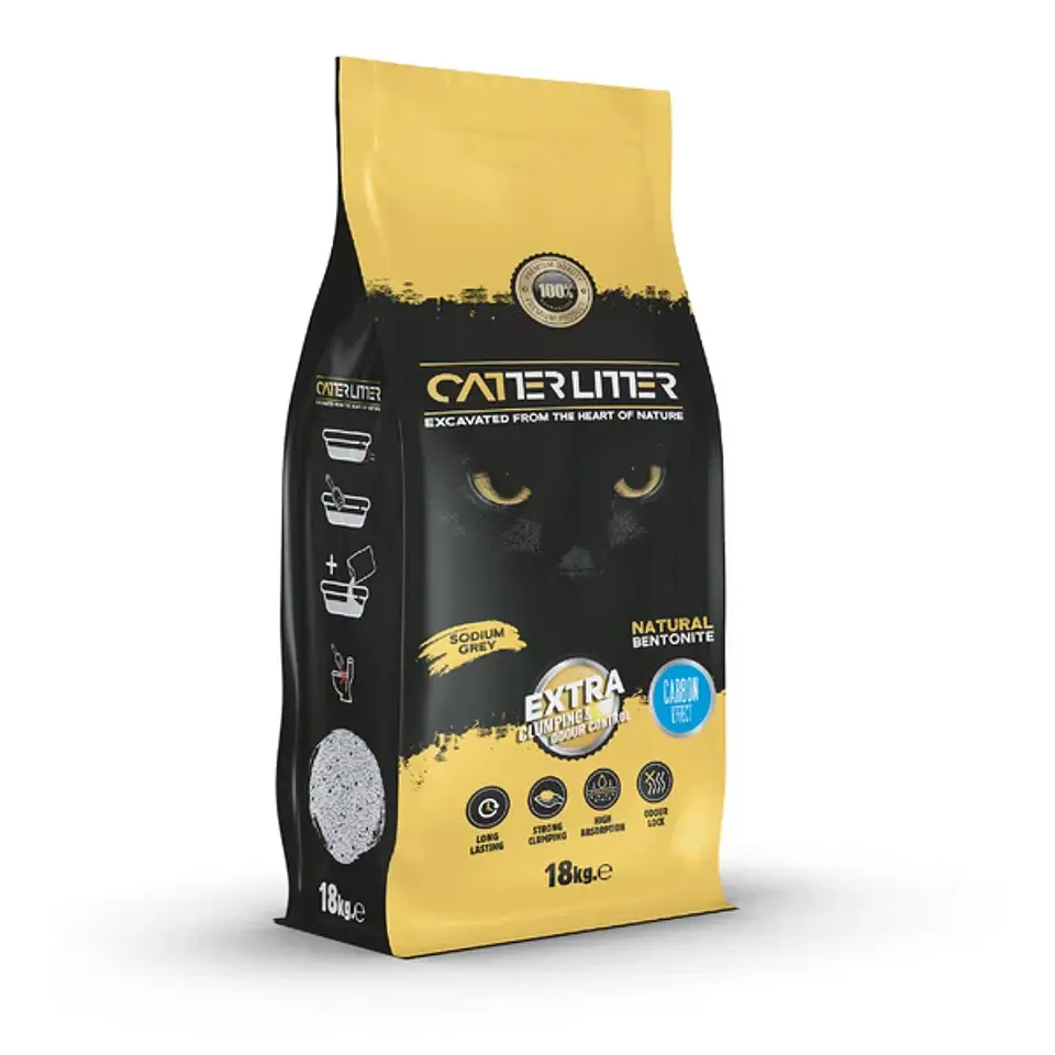 Arena para gatos Catter Litter Con Carbón Activado 18kg 1