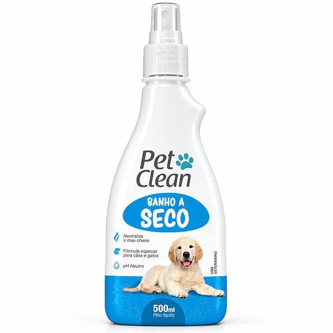 Shampoo en Seco Petclean 500 ml