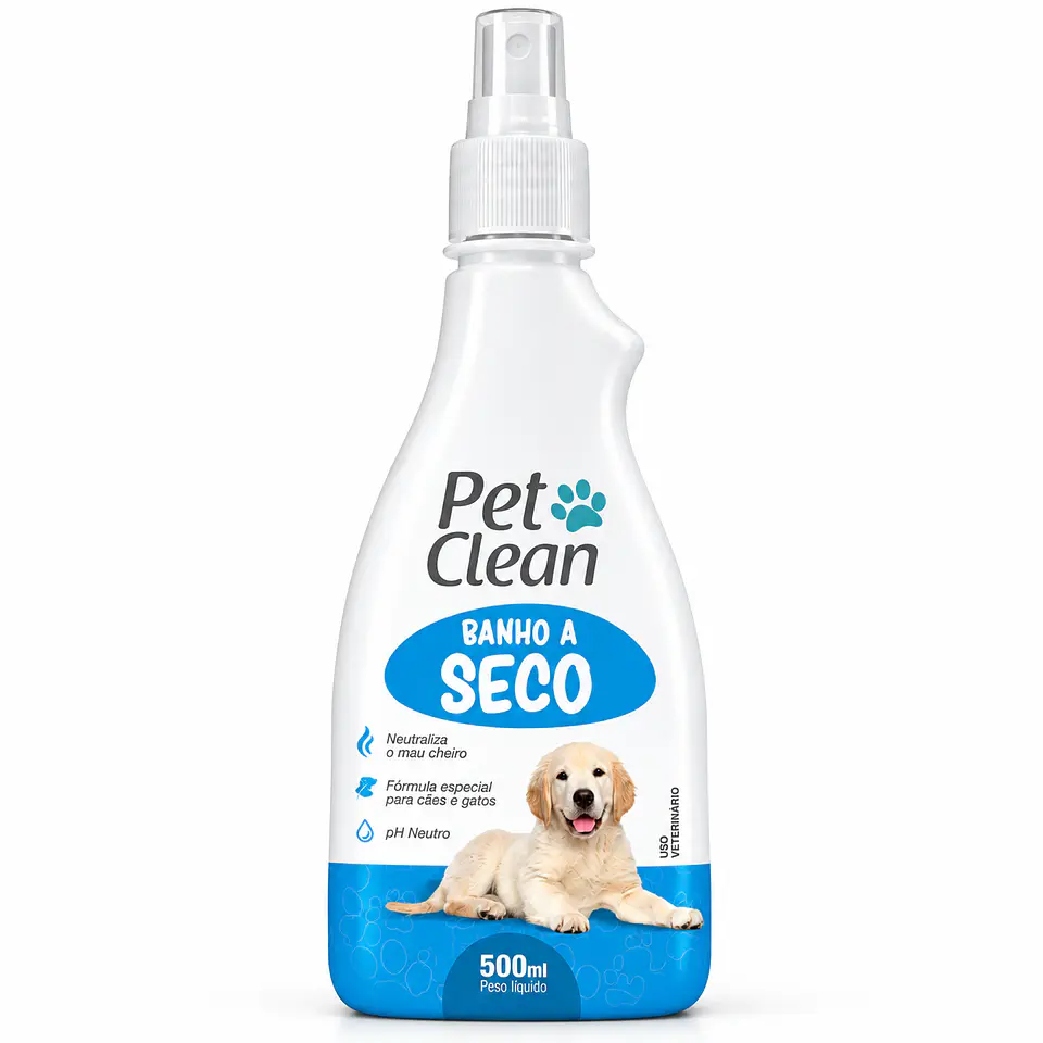 Shampoo en Seco Petclean 500 ml 1