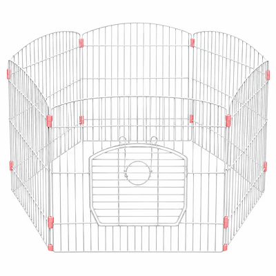 Corral de 6 paneles para cachorros y pequeñas mascotas