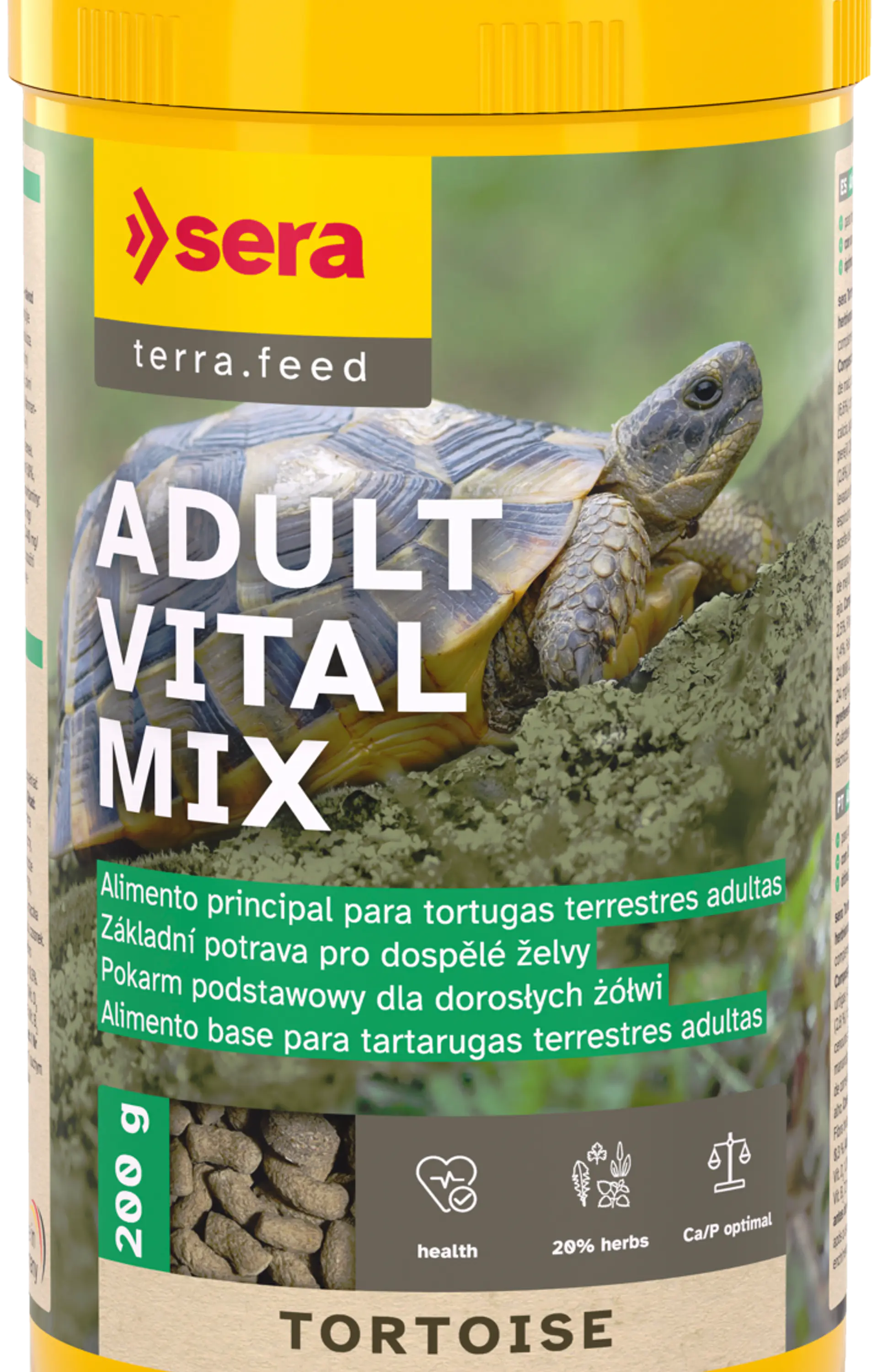 Sera Tortoise Adult Vital Mix – Alimento para Tortugas Terrestres Adultas 1
