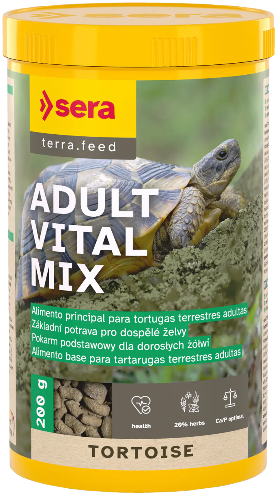 Sera Tortoise Adult Vital Mix – Alimento para Tortugas Terrestres Adultas 1