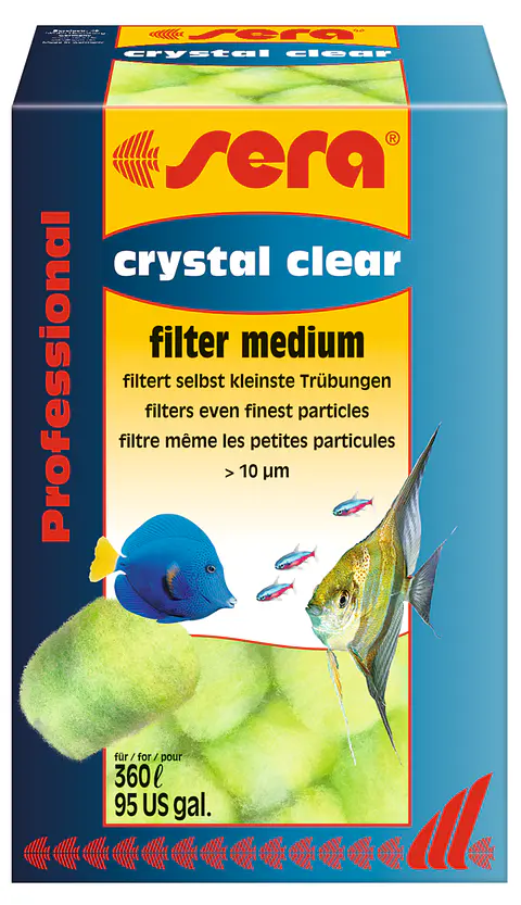 sera crystal clear Professional – Medio Filtrante Mecánico de Alta Eficiencia