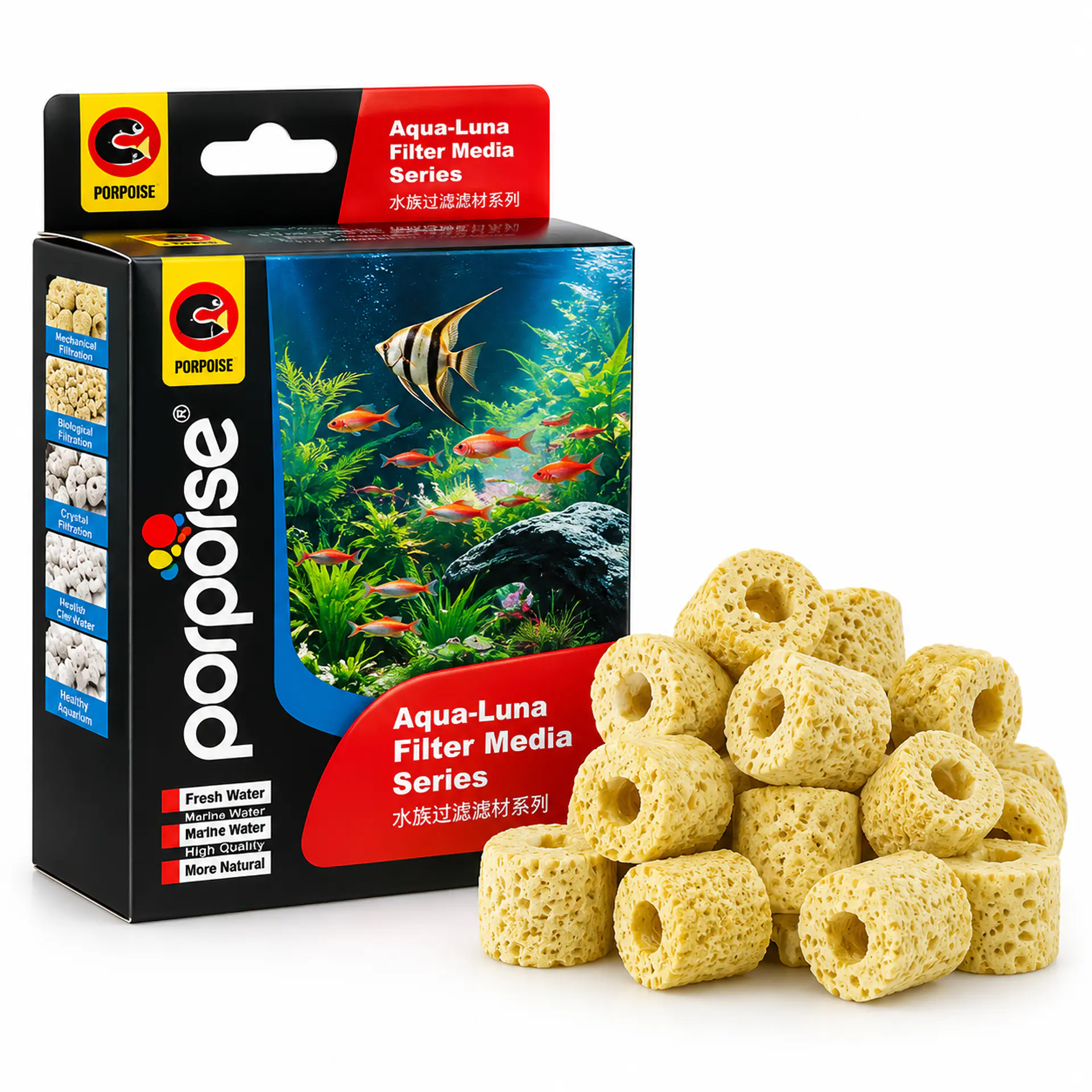 Material Filtrante Biológico Cerámico Porpoise 500 g 3