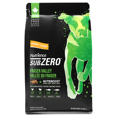 Saco de alimento Nutrience SubZero Fraser Valley para cachorros