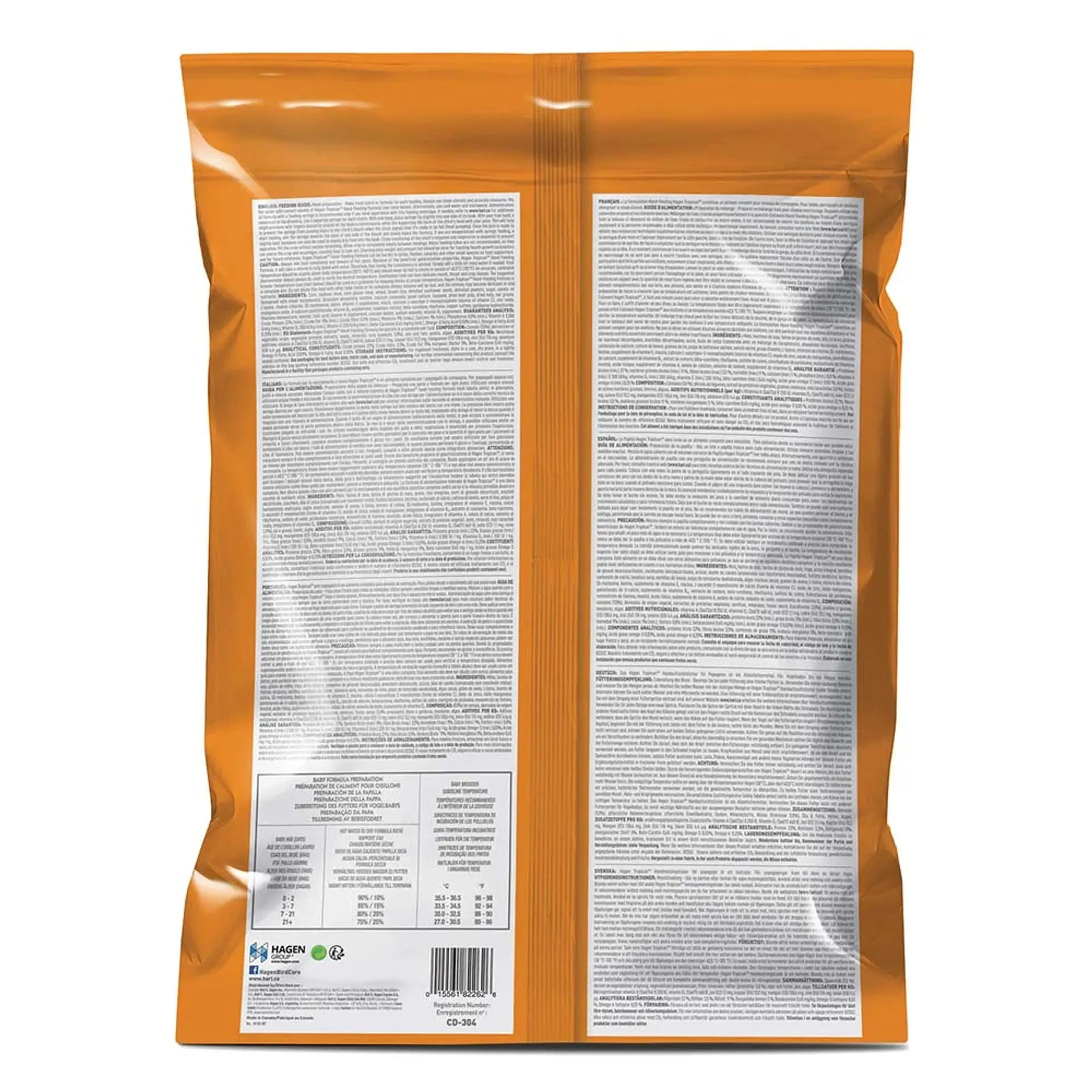 Papilla de crianza Tropican 5 kg 2