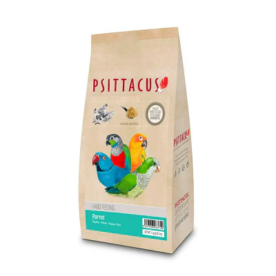 Bolsa de papilla Parrot Hand Feeding de Psittacus, formato 1 kg