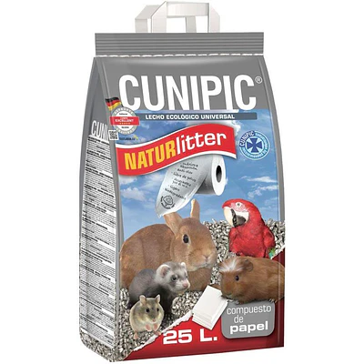 Saco de 25 L de sustrato de papel Naturlitter