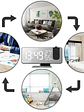 Reloj Despertador Digital con Proyector LED - Miniatura 6