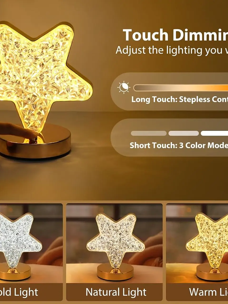 Lámpara Estrella luminosa  3