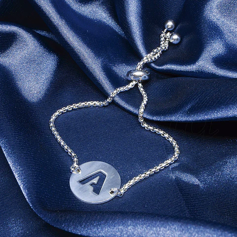 Pulseira Personalizada com Inicial Arezzo Aço Inox