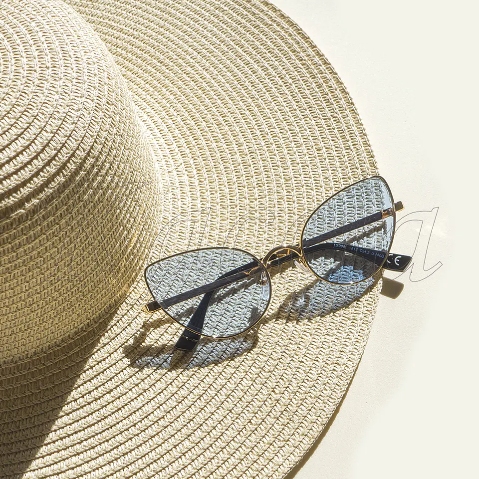 Óculos de Sol Cateye Azul 4