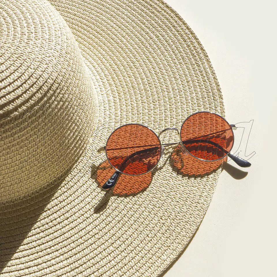 Óculos de Sol Retro Vermelho 4