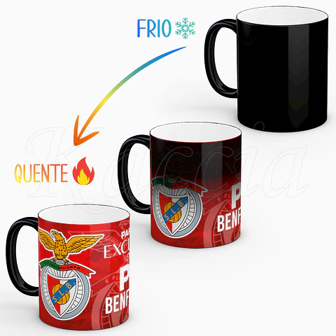 Caneca Mágica Personalizada Benfica