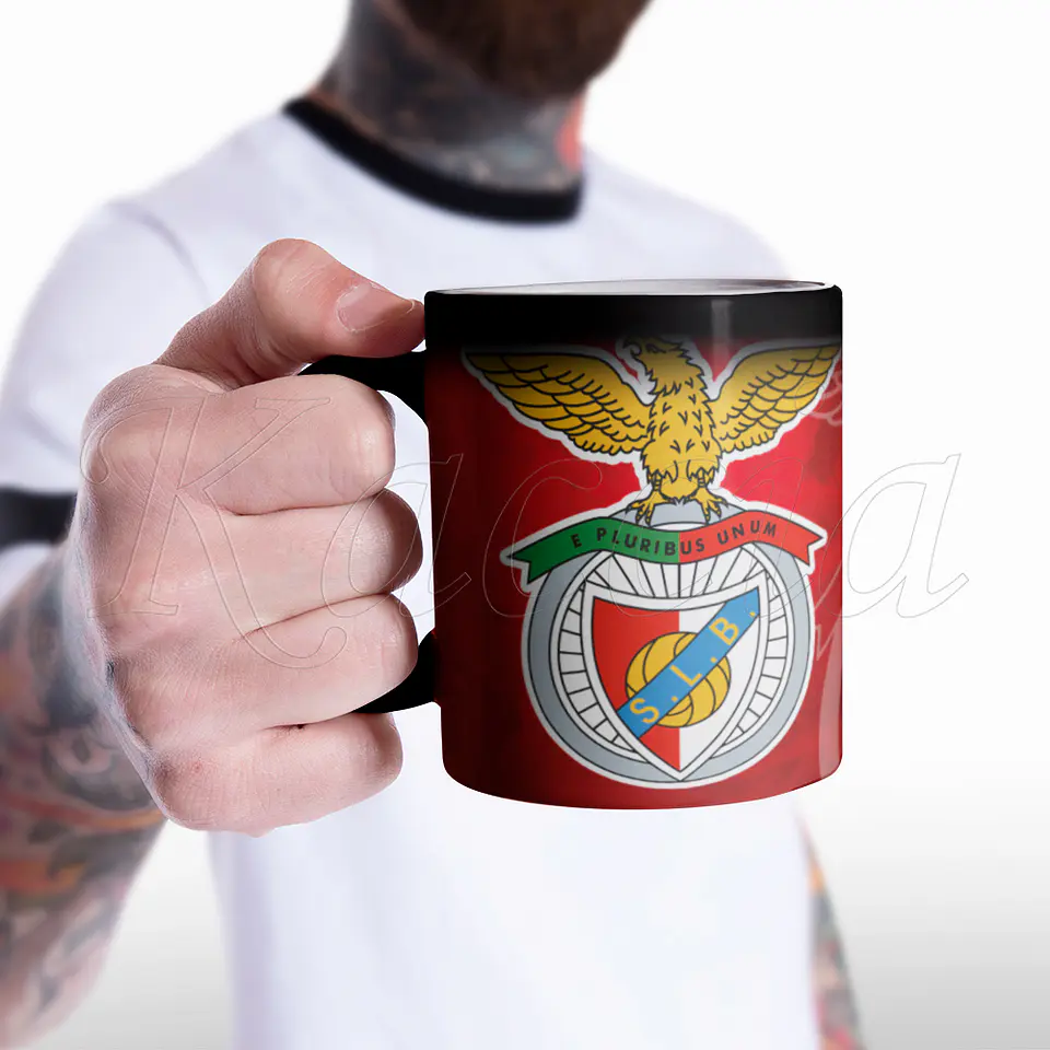 Caneca Mágica Personalizada Benfica 3