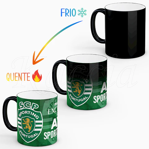 Caneca Mágica Personalizada Sporting