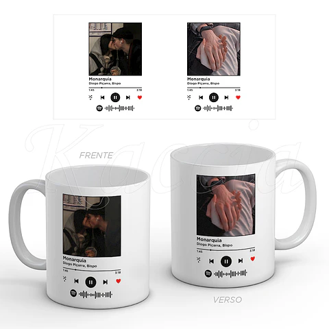 Caneca Personalizada Spotify Simple