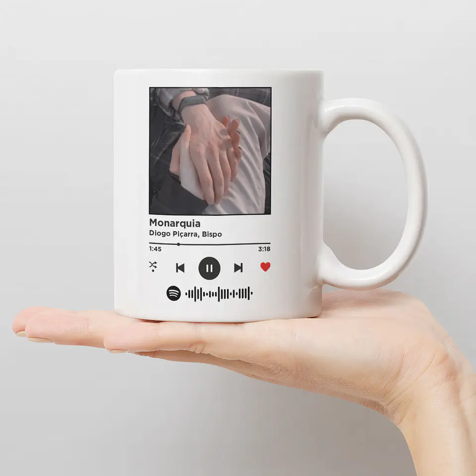 Caneca Personalizada Spotify Simple 3