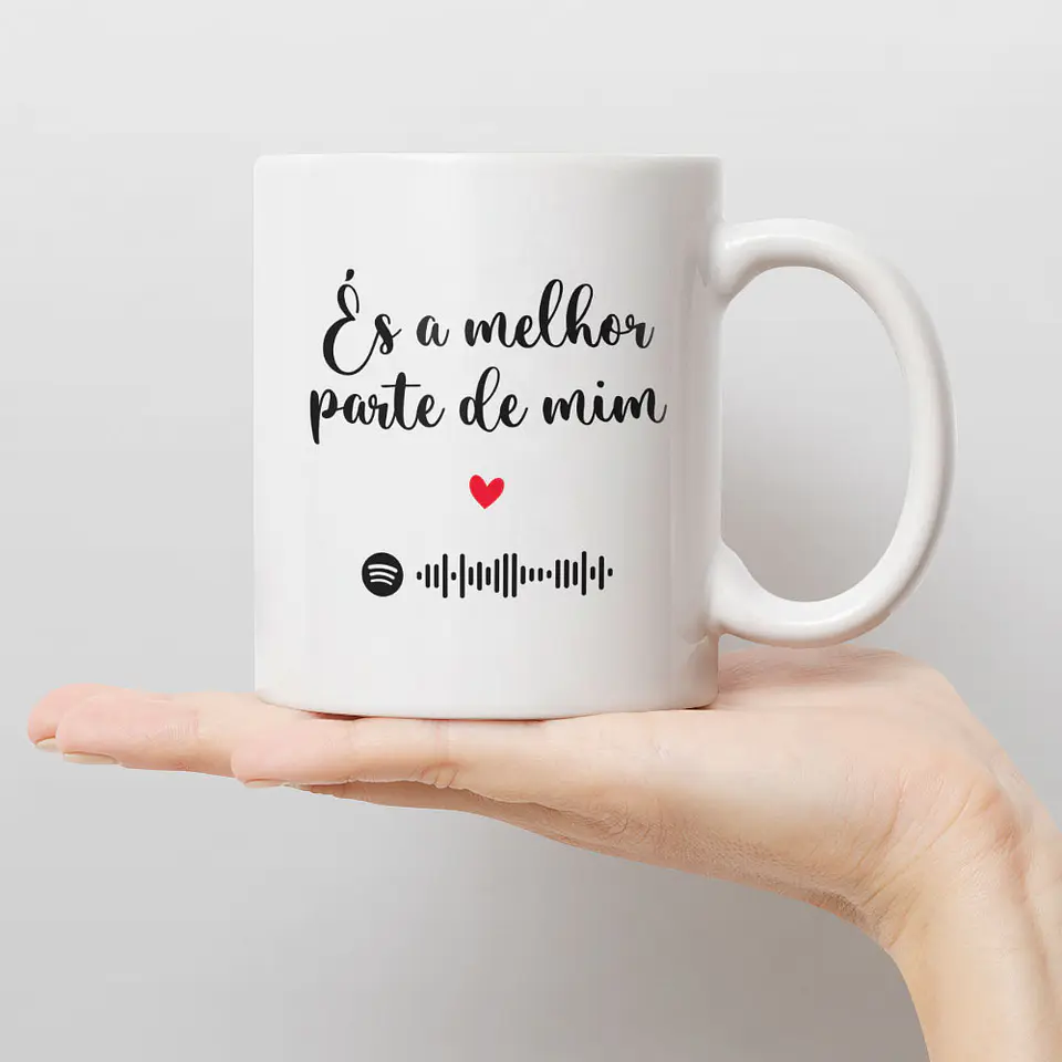 Caneca Personalizada Spotify com Frase 3
