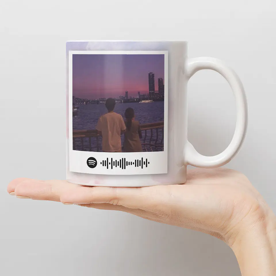 Caneca Personalizada Spotify com Frase Aesthetic 4