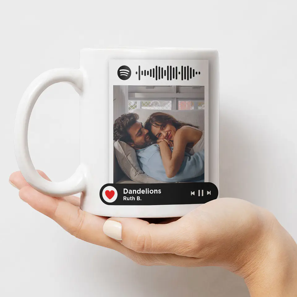 Caneca Personalizada Spotify Lovely 3