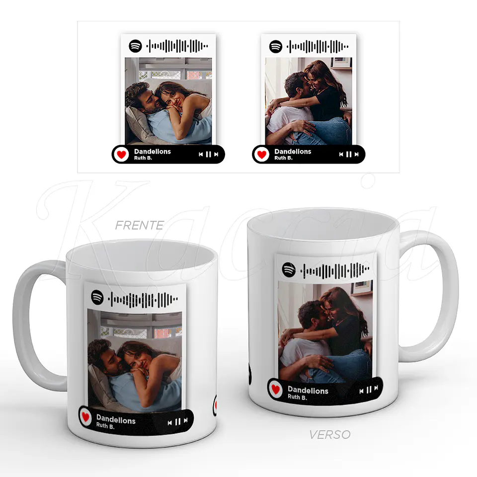 Caneca Personalizada Spotify Lovely 1