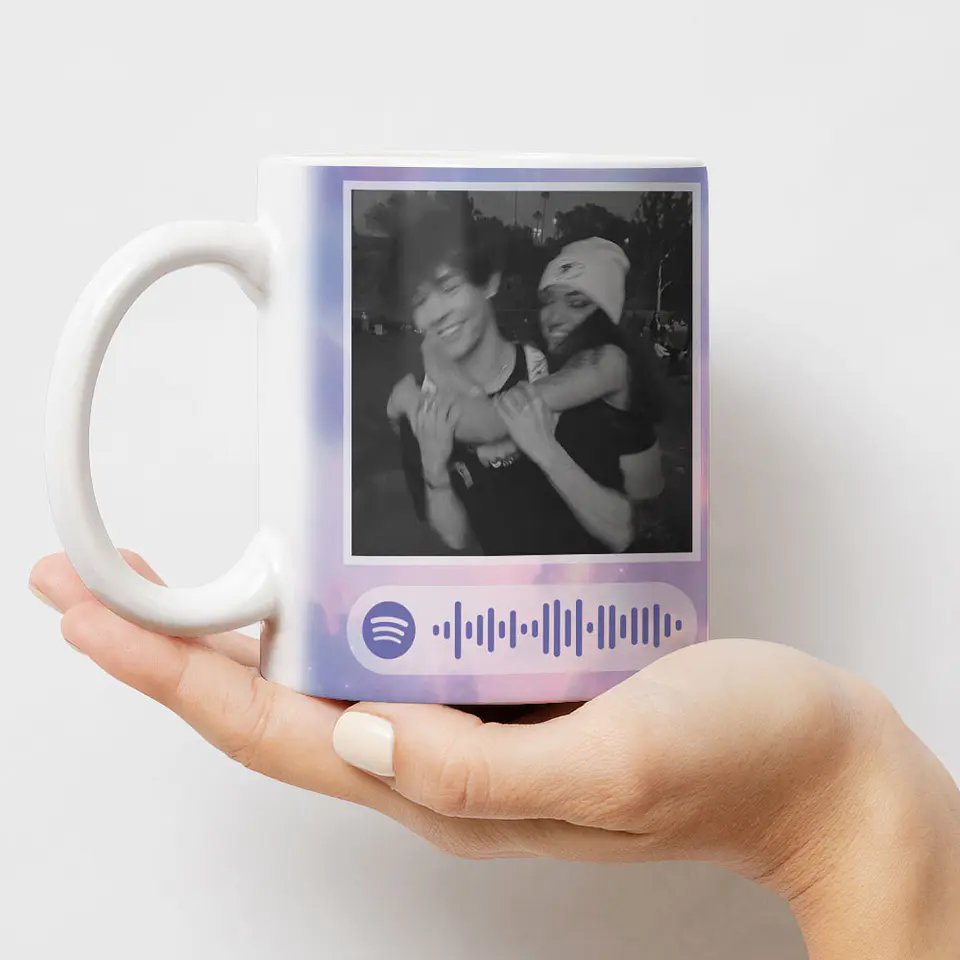 Caneca Personalizada Spotify Purple 3