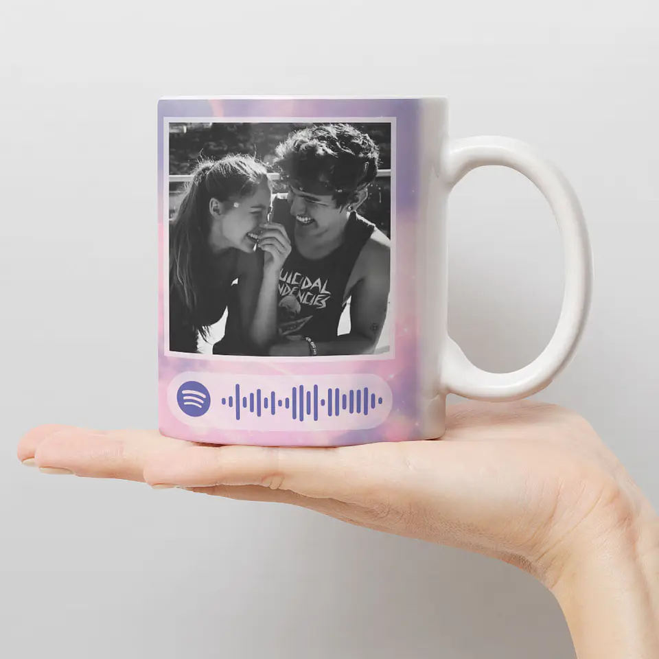 Caneca Personalizada Spotify Purple 4