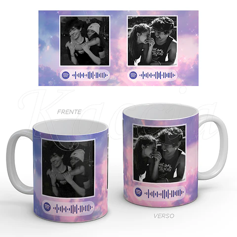 Caneca Personalizada Spotify Purple
