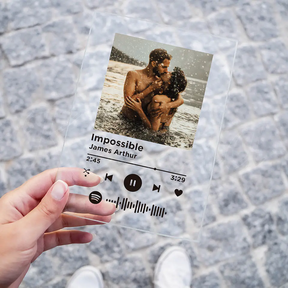 Placa Spotify Personalizada com Foto 7
