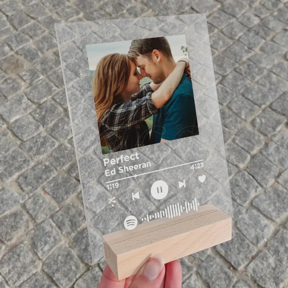 Placa Spotify Personalizada com Foto 6