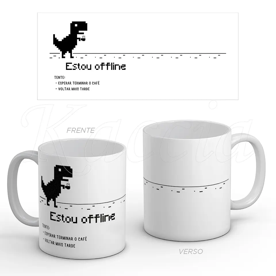 Caneca Estou Offline 1
