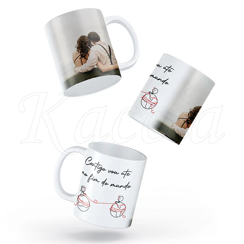 Caneca Personalizada Amor com Foto