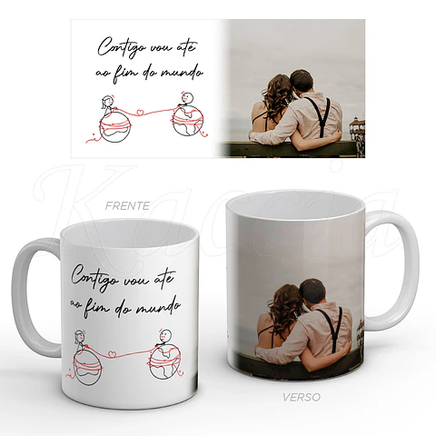 Caneca Personalizada Amor com Foto