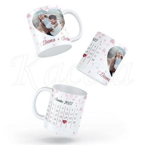 Caneca Personalizada Data Especial com Foto