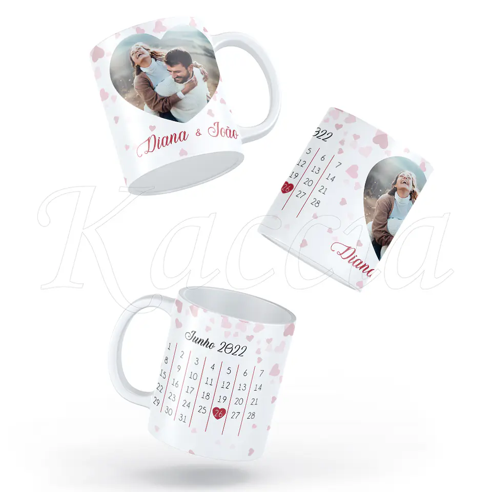 Caneca Personalizada Data Especial com Foto 2