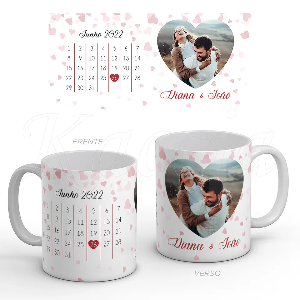 Caneca Personalizada Data Especial com Foto 1