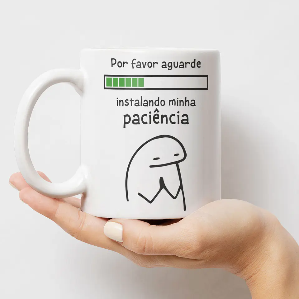 Caneca Instalando Paciência Flork 4