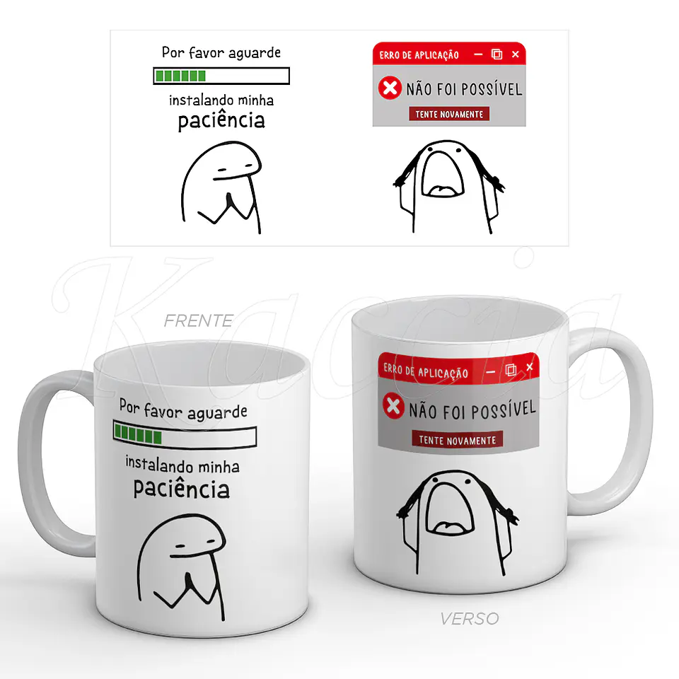 Caneca Instalando Paciência Flork 1