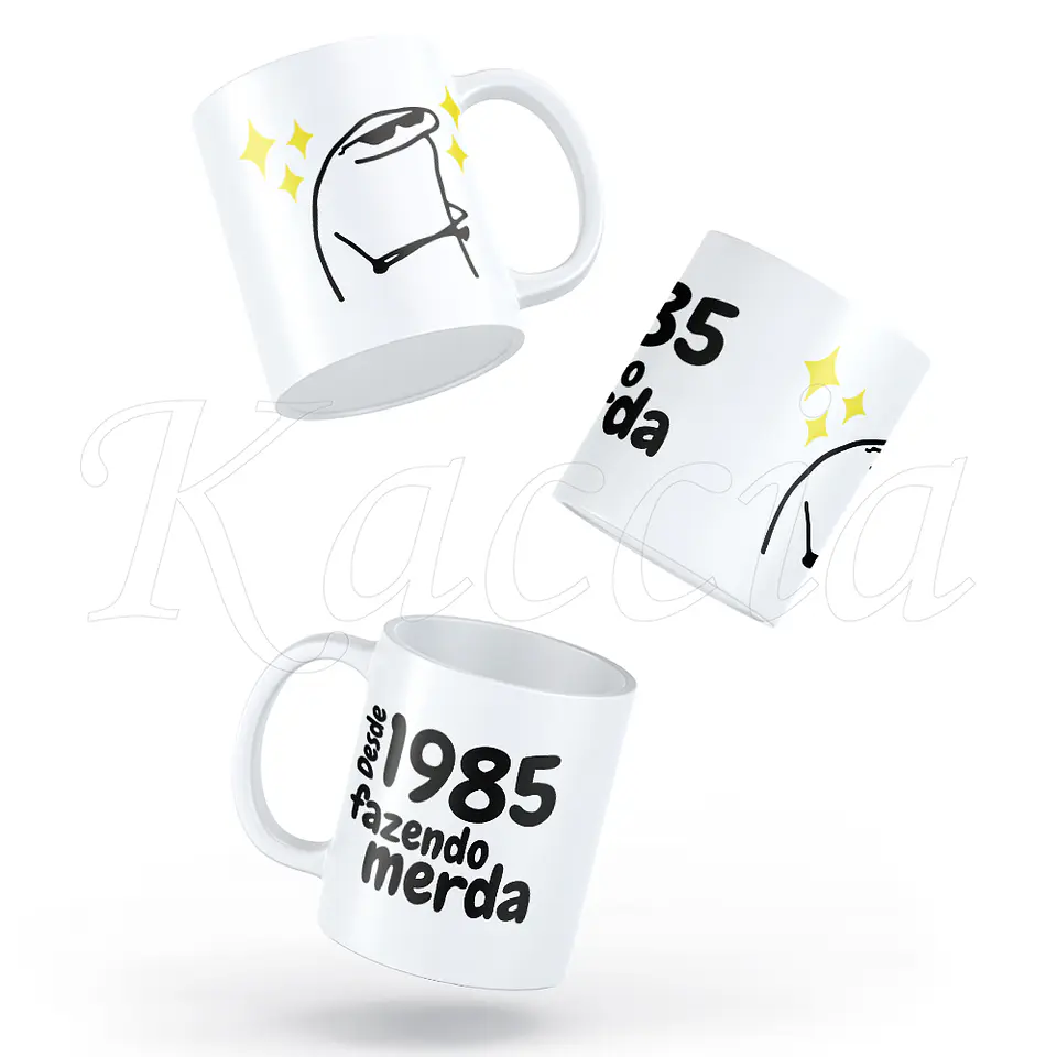 Caneca Fazendo M*rda Flork 2