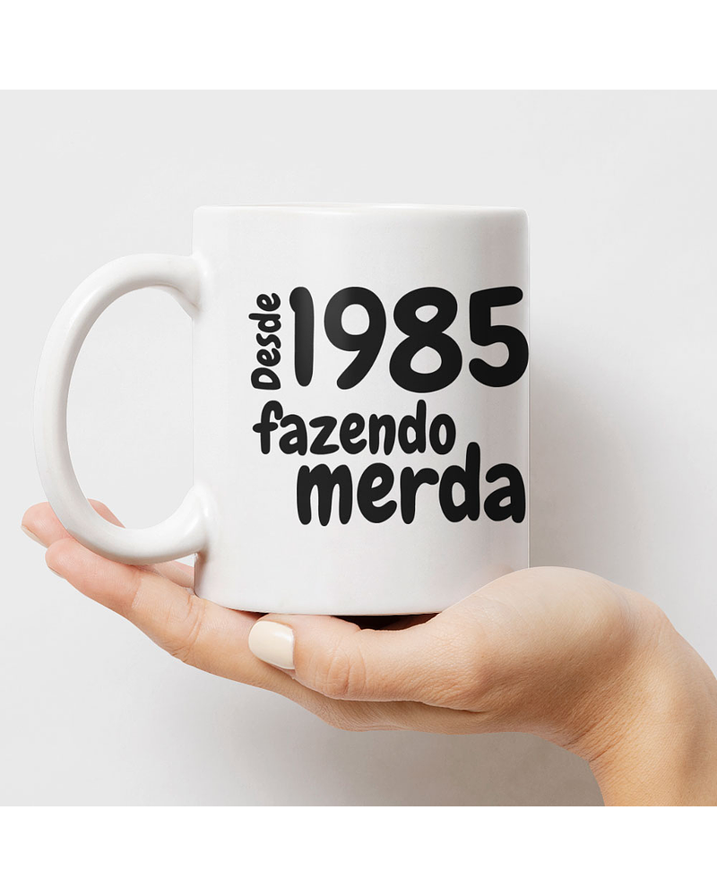 Caneca Fazendo M*rda Flork