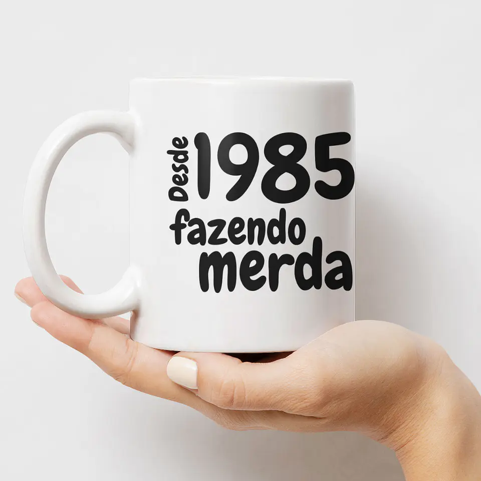 Caneca Fazendo M*rda Flork 4