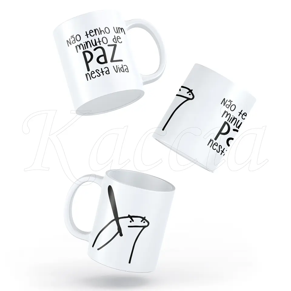 Caneca Não Tenho um Minuto de Paz Flork 2