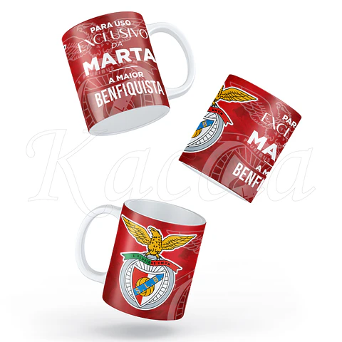 Caneca Personalizada Maior Benfiquista