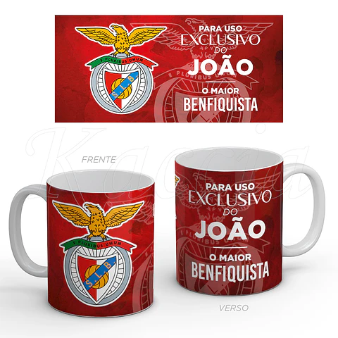 Caneca Personalizada Maior Benfiquista
